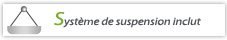 systeme de suspension inclut